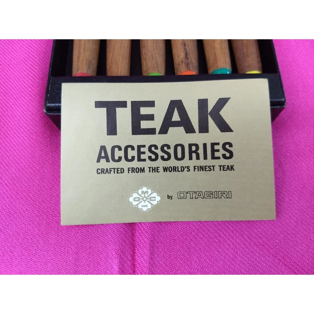 Otagiri fondue teak set